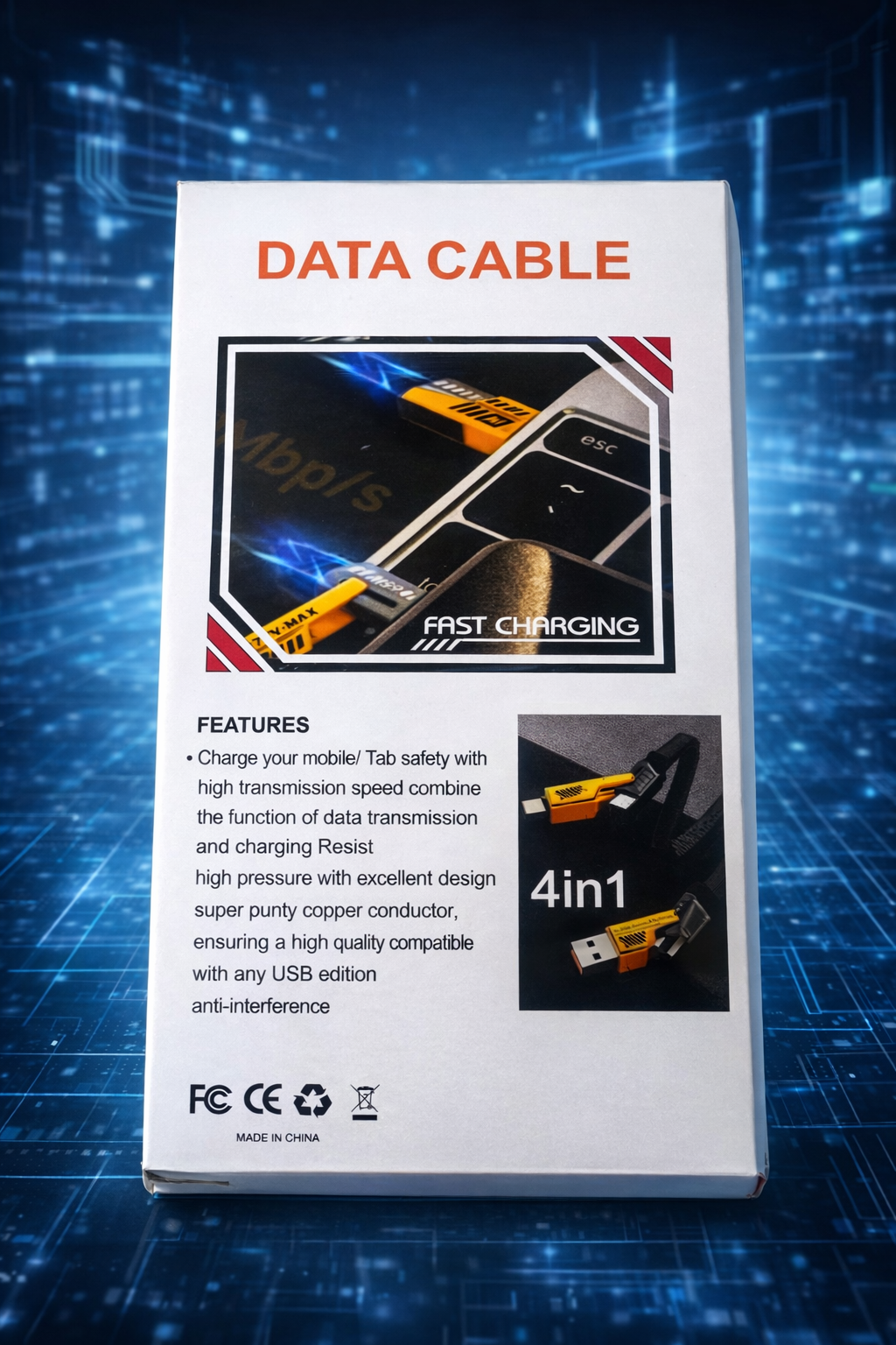 data cable cum charger