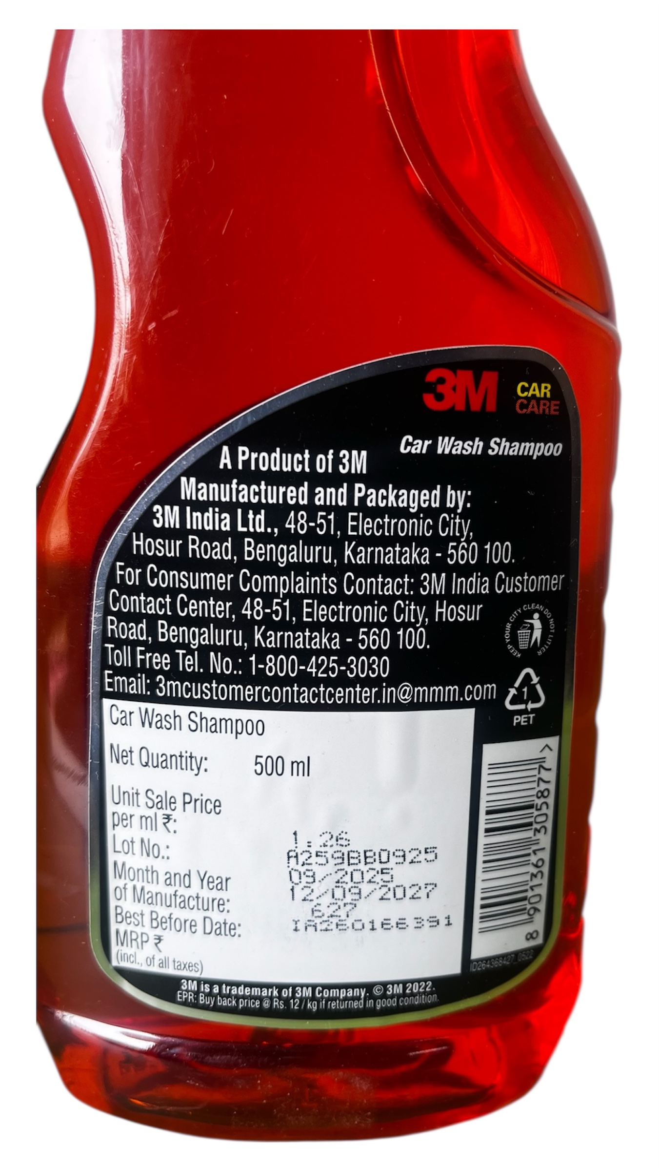 Car shampoo by 3M
